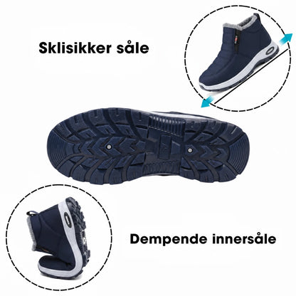 Sklisikker såle og dempende innersåle