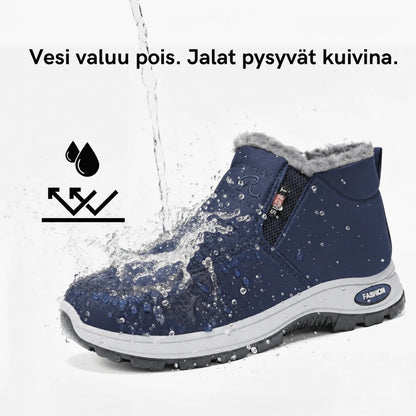 Vesi valuu pois, jalat pysyvät kuivina