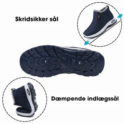 Skridsikker sål og dæmpende indlægssål